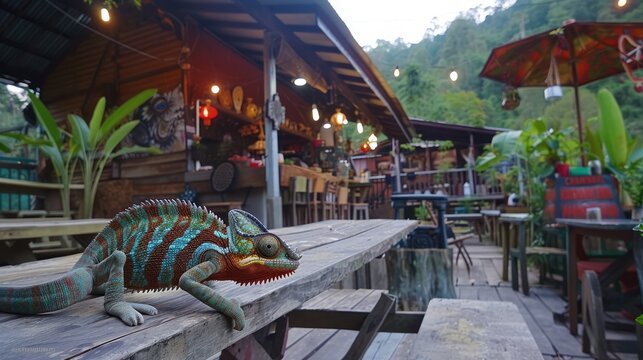 Chameleon, Doi Luang Chiang Dao, Thailand