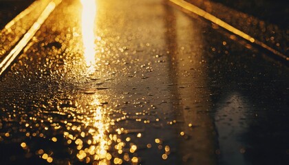 Rainwashed Illuminations on chrome glass 