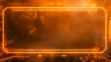 A sci-fi style interface background design for video cover	