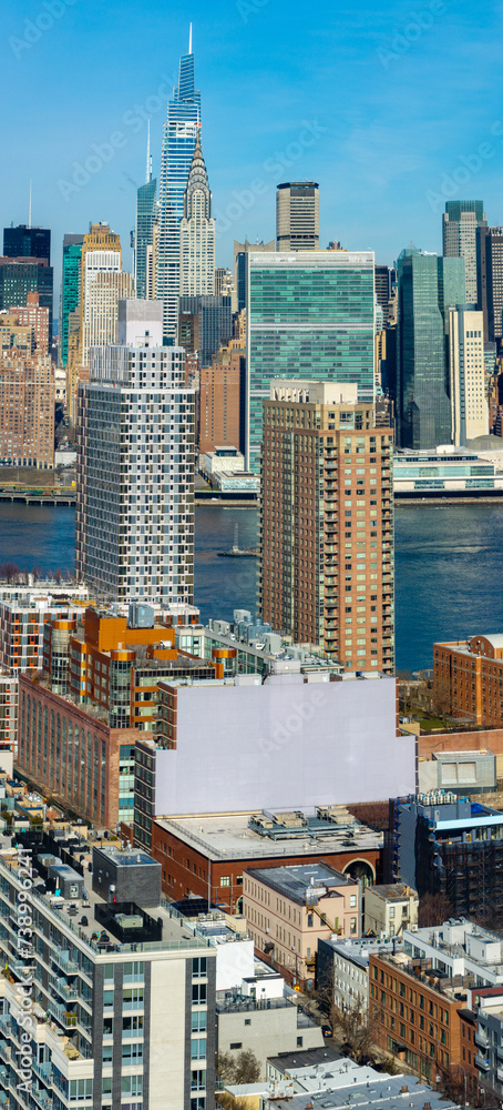 Poster Newtown Creek - NYC Skyline