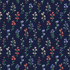 Seamless floral pattern - 738998050