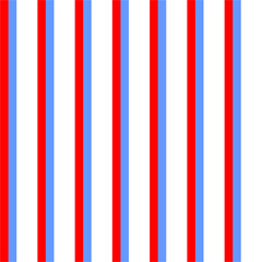 blue, red and white pattern. Pattern stripe seamless colors design for fabric, textile, fashion design, pillow case, gift wrapping paper; wallpaper etc. Vertical stripe abstract background vector.