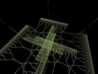 Imaginatory fractal abstract background Image