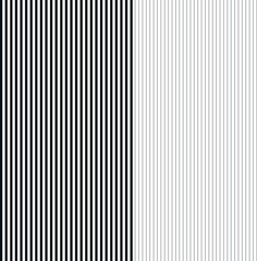 The vertical striped texture is divided into two parts with lines of different thicknesses. - obrazy, fototapety, plakaty