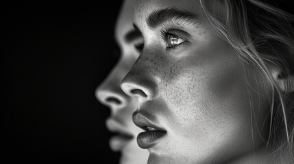 Fototapeta premium Perfect Imperfection: Authentic Beauty and Unretouched Realness