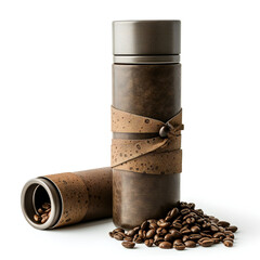 Thermos With Coffe Beans 