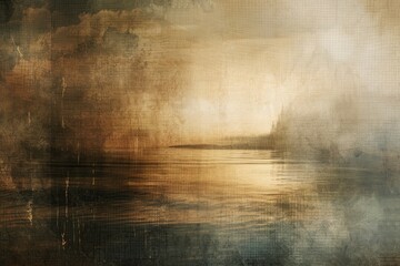 Vintage Textured Abstract Landscape Art
A textured abstract landscape art piece evoking a vintage aesthetic with its warm, sepia-toned palette and impressionistic style.
