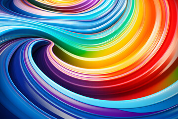 Fototapeta premium abstract multicolored background with smooth lines and waves, vector illustration