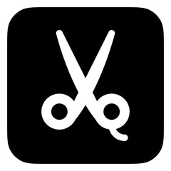 Editable scissors vector icon. Barbershop, lifestyle, grooming. Part of a big icon set family. Perfect for web and app interfaces, presentations, infographics, etc