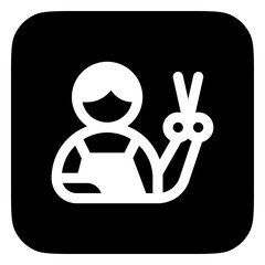 Editable barber, hairdresser vector icon. Barbershop, lifestyle, grooming. Part of a big icon set family. Perfect for web and app interfaces, presentations, infographics, etc