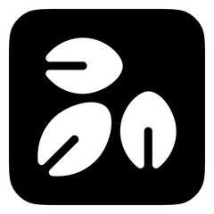 Editable plant seeds, leaves vector icon. Gardening, landscaping, horticulture. Part of a big icon set family. Perfect for web and app interfaces, presentations, infographics, etc