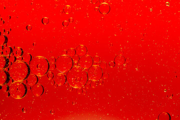 Macro red bubble texture close-up,red macro bubbles,Backgrounds, Abstract Backgrounds, Soda, Red,...