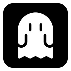 Editable horror game, ghost, thriller vector icon. Video game, game elements. Part of a big icon set family. Perfect for web and app interfaces, presentations, infographics, etc