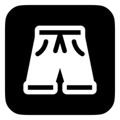 Editable shorts vector icon. Clothing, fashion, apparel. Part of a big icon set family. Perfect for web and app interfaces, presentations, infographics, etc