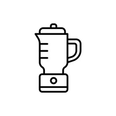 Blender outline icons, minimalist vector illustration ,simple transparent graphic element .Isolated on white background