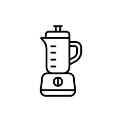 Blender outline icons, minimalist vector illustration ,simple transparent graphic element .Isolated on white background