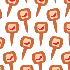 garden signs for plants for the vegetable. Pattern, textile, background