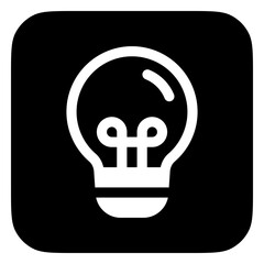 Editable lightbulb vector icon. Property, real estate, construction, mortgage, interiors. Part of a big icon set family. Perfect for web and app interfaces, presentations, infographics, etc