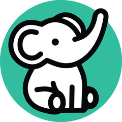 Simple animal logo design