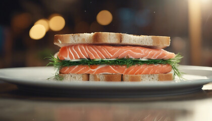  Delectable Salmon Sandwich Creation