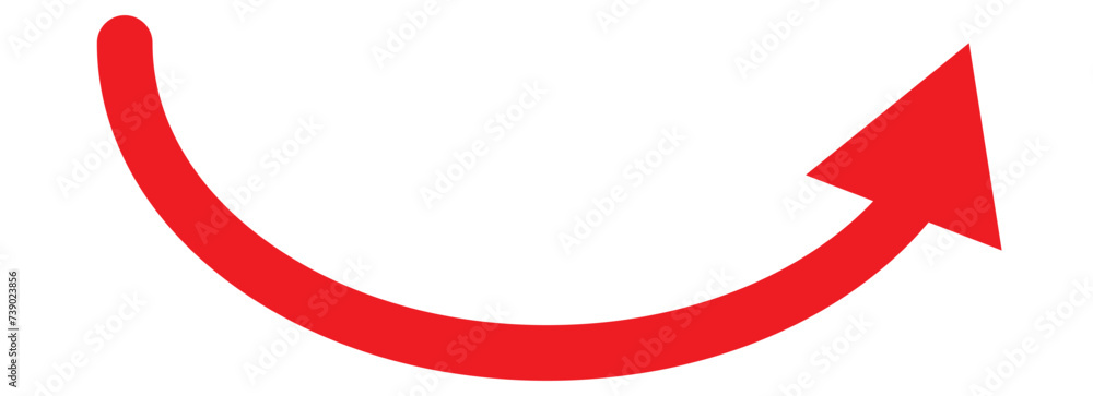 Poster arrow icon. replaceable vector design