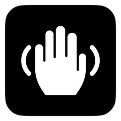 Editable hand gesture wave vector icon. Part of a big icon set family. Perfect for web and app interfaces, presentations, infographics, etc