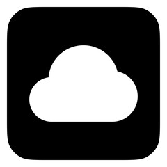 Editable vector cloud icon. Part of a big icon set family. Perfect for web and app interfaces, presentations, infographics, etc