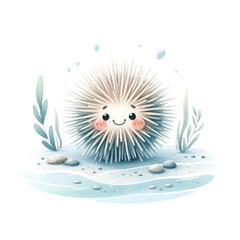 Adorable Ocean Friends: Whimsical Sea Creature Illustrations
