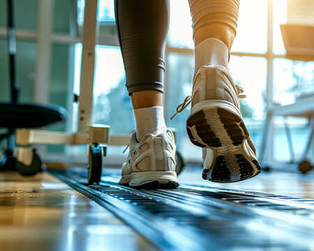 Physical therapy session rehabilitation through movement the journey of recovery