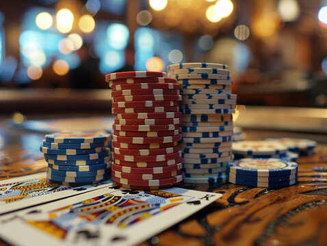 The strategic mind games of a high stakes poker match