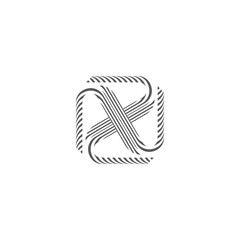 ZN, NZ, N AND Z Abstract initial monogram letter alphabet logo design