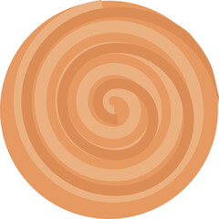 a Cromboloni with a white background