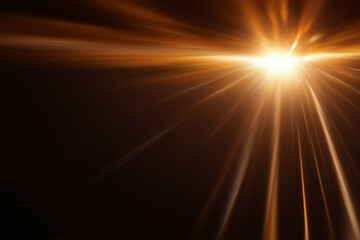 abstract beautiful rays of light on black background - 739035403