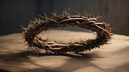 Crown of Thorns on white background