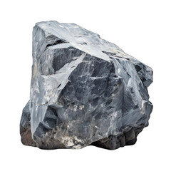 A large rock is shown in front
