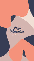 Ramadan template background. Editable file