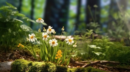 flowers that grow on the forest floor