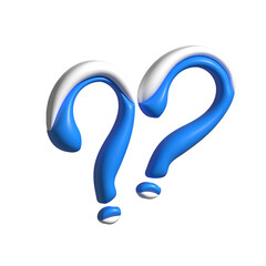 3d Question Marks transparent png