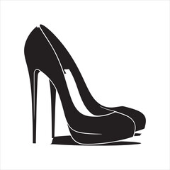 high heels vector
