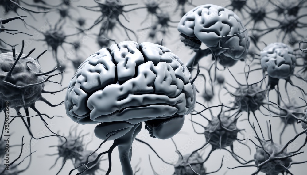 Poster neural network - a complex web of synapses and neurons