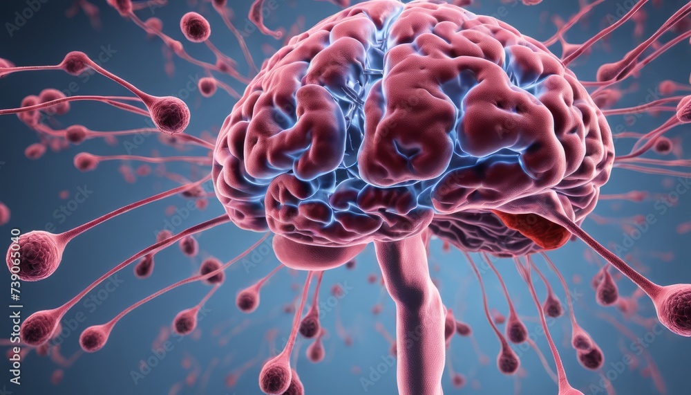 Aufkleber neural network - a complex web of interconnected neurons