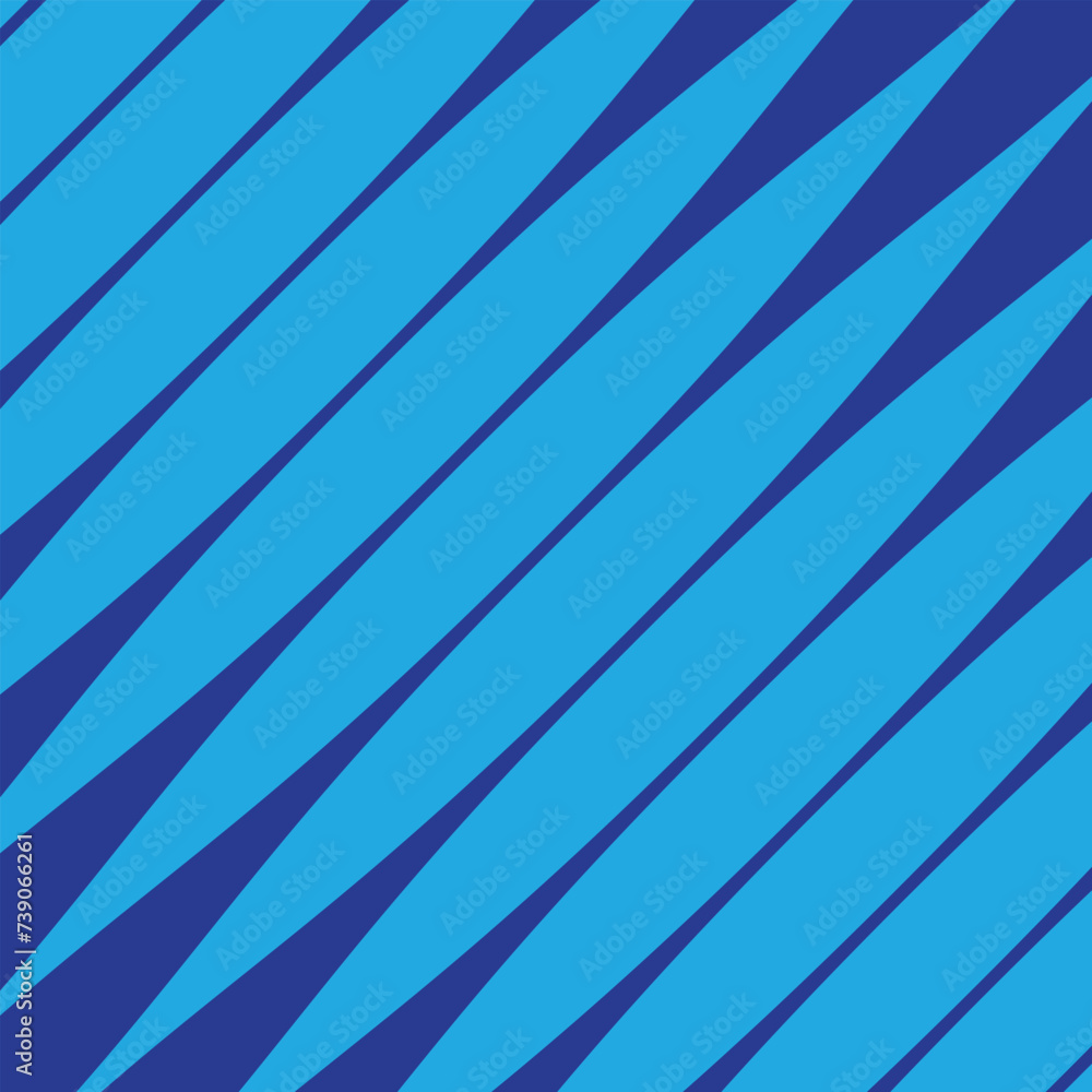 Poster abstract geometric repeatable blue diagonal rhombus wave pattern.