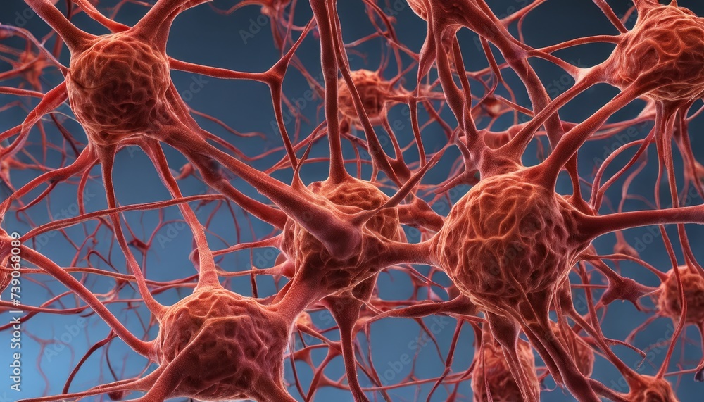 Poster neural network - a complex web of interconnected neurons