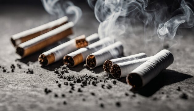  Smoke and ashes - A poignant reminder of the impact of smoking