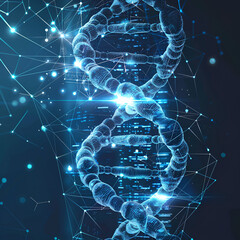 Fototapeta na wymiar DNA design concept