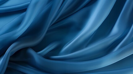 Obraz premium Image of blue curtains background.