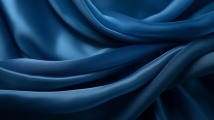 Obraz premium Image of blue curtains background.