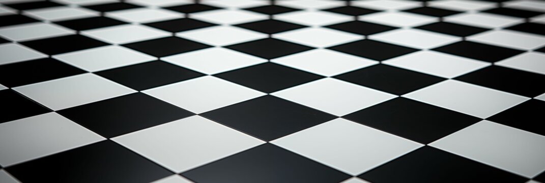 Image of black and white checkerboard.