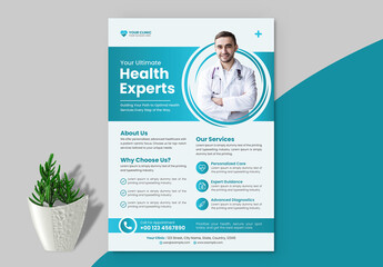 Health Experts Flyer Layout
