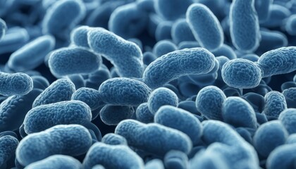  Microscopic view of bacteria in a petri dish